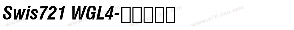 Swis721 WGL4字体转换